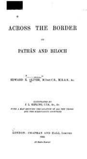 Cover of Across the Border: Or Pathan and Biloch