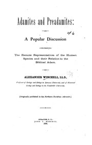 Cover of Adamites And Preadamites