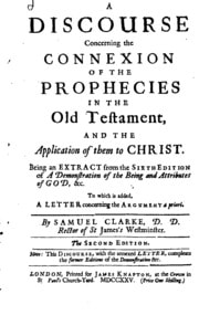 Cover of A Discourse Concerning the Connexion of the Prophecies in the Old Testament