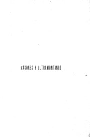 Cover of Masones y ultramontanos