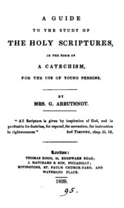 Cover of A guide to the study of the holy Scriptures in the form of a catechism