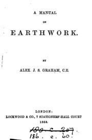 Cover of A manual on earthwork