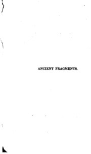 Cover of Ancient Fragments of the Phoenician, Chaldaean, Egyptian, Tyrian, Carthaginian, Indian, Persian