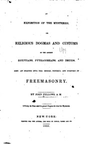 Cover of An Exposition of the Mysteries; Or, Religious Dogmas and Customs of the