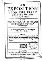 Cover of An exposition upon the first chapter of the second epistle of Peter