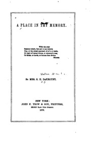 Cover of A Place in the Memory