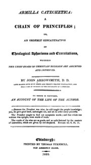 Cover of Armilla Catechetica: a Chain of Principles: Or, An Orderly Conostenation of Theological