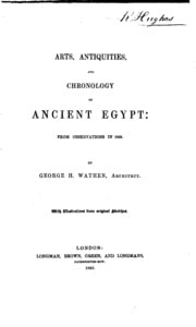 Cover of Arts, Antiquities, and Chronology of Ancient Egypt: From Observations in 1839