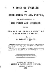 Cover of A Voice of Warning and Instruction to All People: Or, an Introduction to the