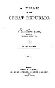 Cover of A Year in the Great Republic