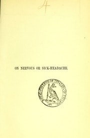 Cover of On nervous or sick-headache