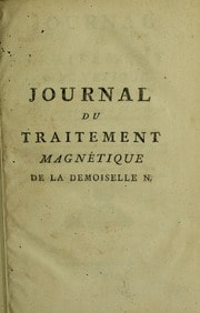 Cover of Journal du traitement magnétique de la demoiselle N