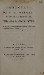 Cover of Mémoire