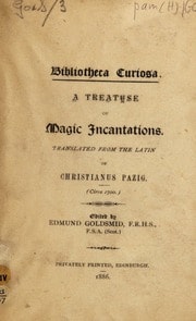 Cover of A treatise of magic incantations