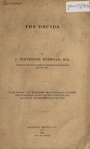 Cover of The druids