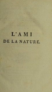 Cover of L'ami de la nature, ou manière de traiter les maladies par le prétendu magnétisme animal