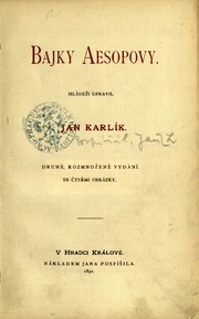 Cover of Bajky Ezopovy