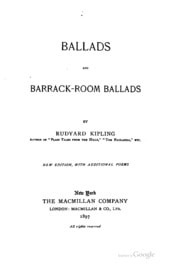 Cover of Ballads and Barrack-room Ballads