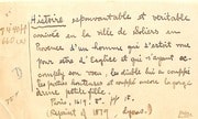 Cover of Histoire espouventable et veritable arrivée en la ville de Soliers en Provence, d'un homme que s'estoit voué pour estre d'Esglise et qui n'ayant accomply son vœu