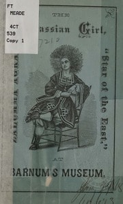 Cover of Biographical Sketch of the Circassian Girl, Zalumma Agra: or, Star of the East