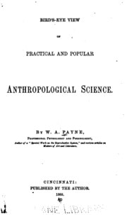 Cover of Bird's-eye view of practical and popular anthropological science