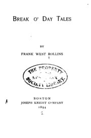 Cover of Break Od̓ay Tales