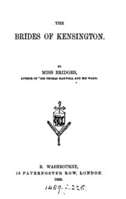 Cover of the brides of kensington