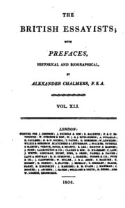 Cover of The British Essayists;: With Prefaces, Historical and Biographical