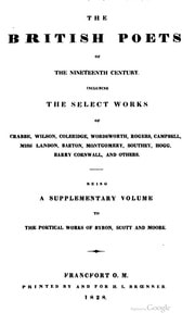Cover of The British poets of the nineteenth century