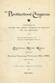 Cover of A Brotherhood Congress