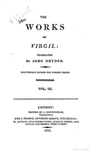 Cover of The Works of Virgil Translated by John Dryden