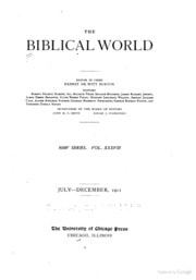 Cover of The Biblical world