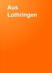 Cover of Aus Lothringen