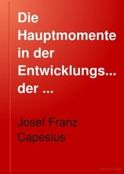 Cover of Die Hauptmomente in der Entwicklungsgeschichte der Herbartischen Metaphysik