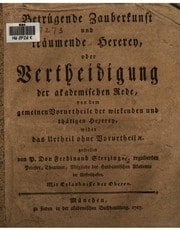 Cover of Betrügende Zauberkunst und träumende Hexerey