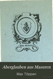 Cover of Aberglauben aus Masuren mit einem Anhange, enthaltend: Masurische Sagen und Mährchen