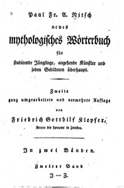 Cover of Neues mythologisches Wörterbuch