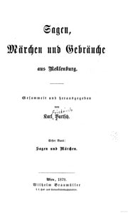 Cover of Sagen, Märchen und Gebräuche aus Meklenburg