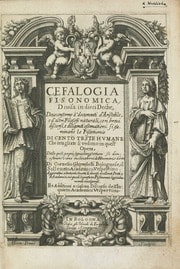 Cover of Cefalogia fisonomica diuisa in dieci deche
