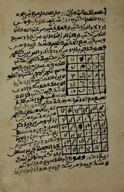 Cover of [Ceremonial instructions for witchcraft(?) in Arabic]