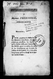 Cover of [Circulaire] [microforme]