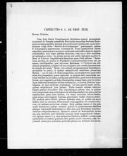 Cover of [Lettre] [microforme]