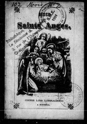 Cover of Mois des saints anges [microforme]