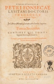 Cover of Commentariorum in libros Metaphysicorum Aristotelis Stagiritae