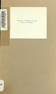 Cover of Contes de Damas; recueillis et traduits, avec une introd. et une esquisse de grammaire