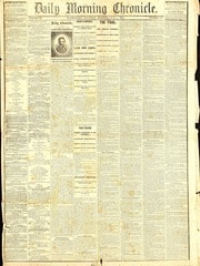 Cover of Daily morning chronicle