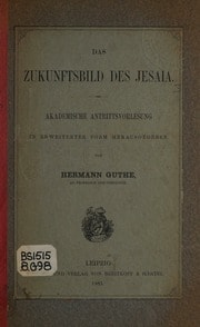 Cover of Das Zukunftsbild des Jesaia