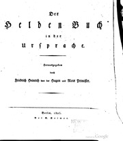 Cover of Der Helden Buch in der Ursprache herausgegeben von Friedrich Heinrich von der Hagen und Alois Primisser. Zweiter Theil. Kaspars von der Rön Heldenbuch. Hörnen Siegfried. Dietrichs Ahnen und Flucht zu den Heunen. Die Ravenna-Schlacht