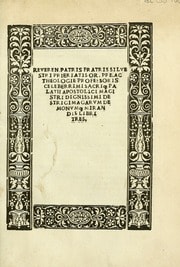 Cover of De strigimagarvm demonvmq