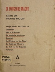 Cover of De zwijgende kracht